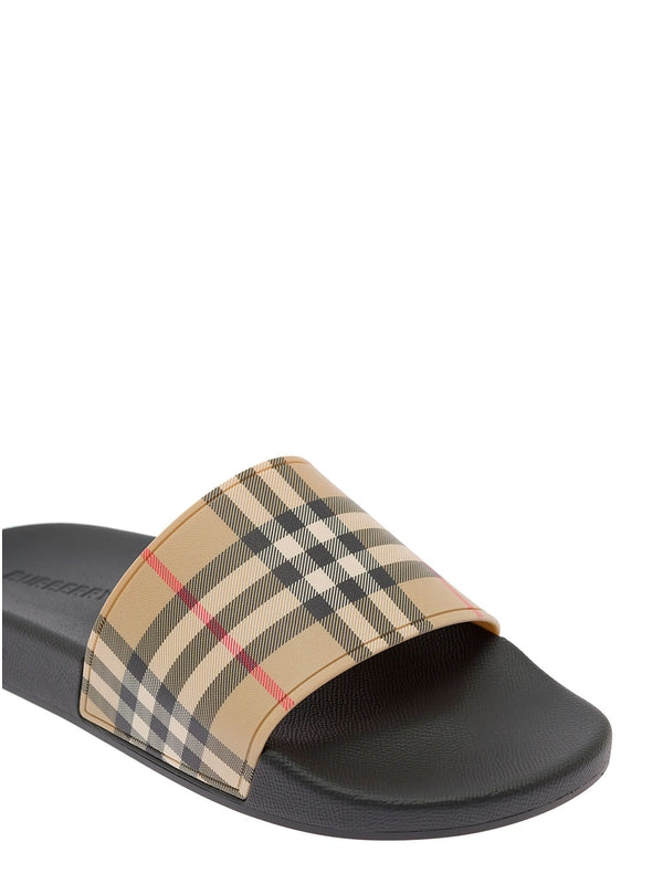 Burberry Beige Slides