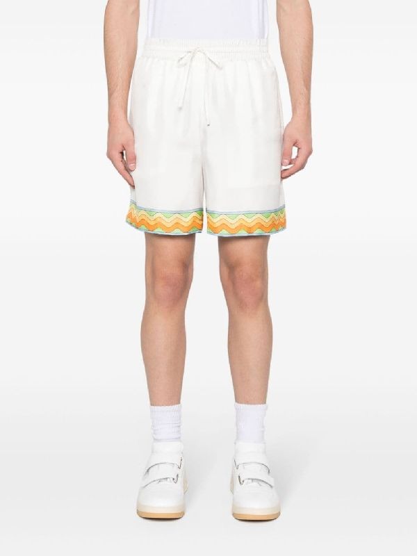 Silk Bandied
  Bermuda Shorts