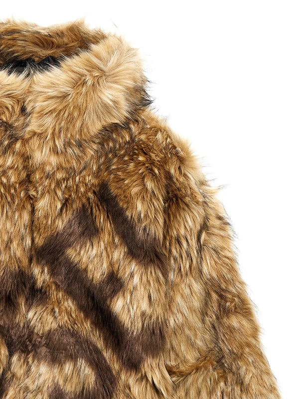 Fake Fur Hood
  Jacket