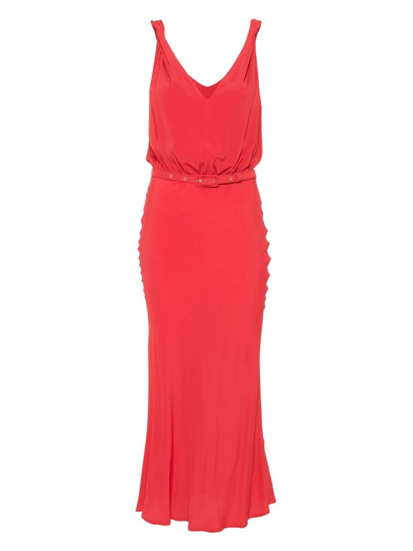 Elide Belt Detail Long
  Dress