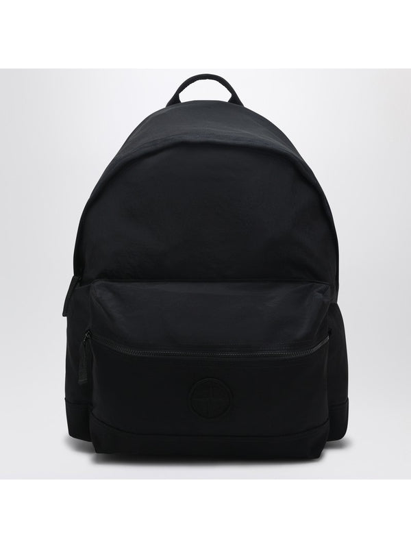 Logo Patch Nylon Backpack