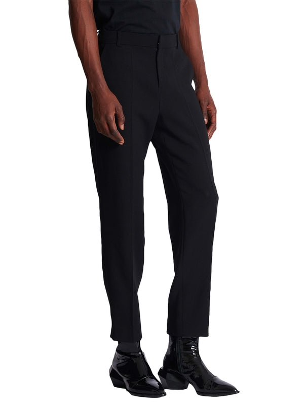 Black Wool Pants