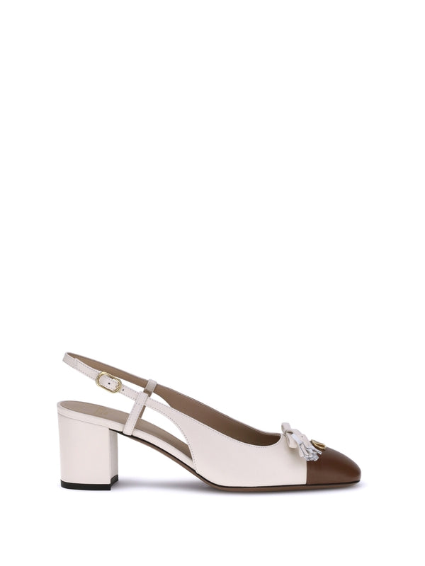 Valentino White Sandal Heels