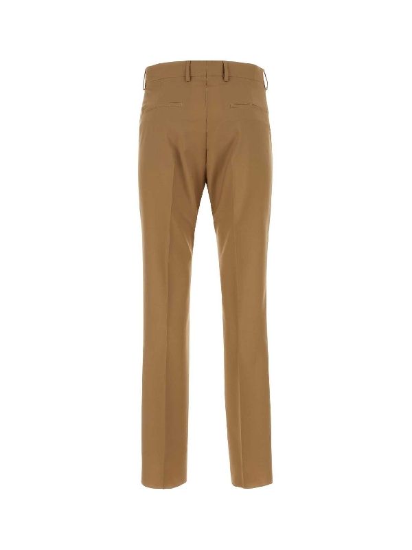 Wool Blend Tailored Pants