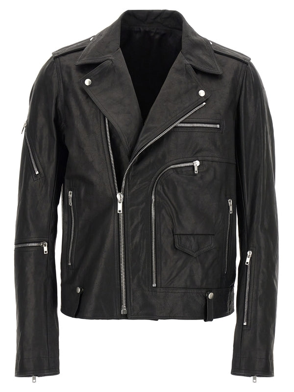 BAUHAUS STOOGES Leather Biker Jacket