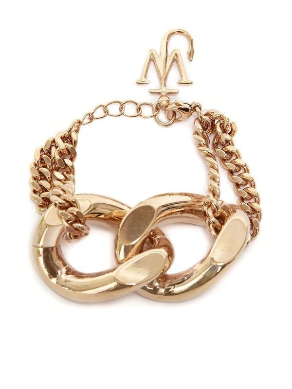 Anchor Logo Charm Chain Bracelet