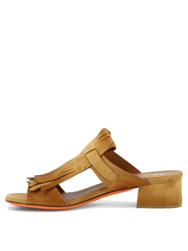 Dua Suede Sandal Heel