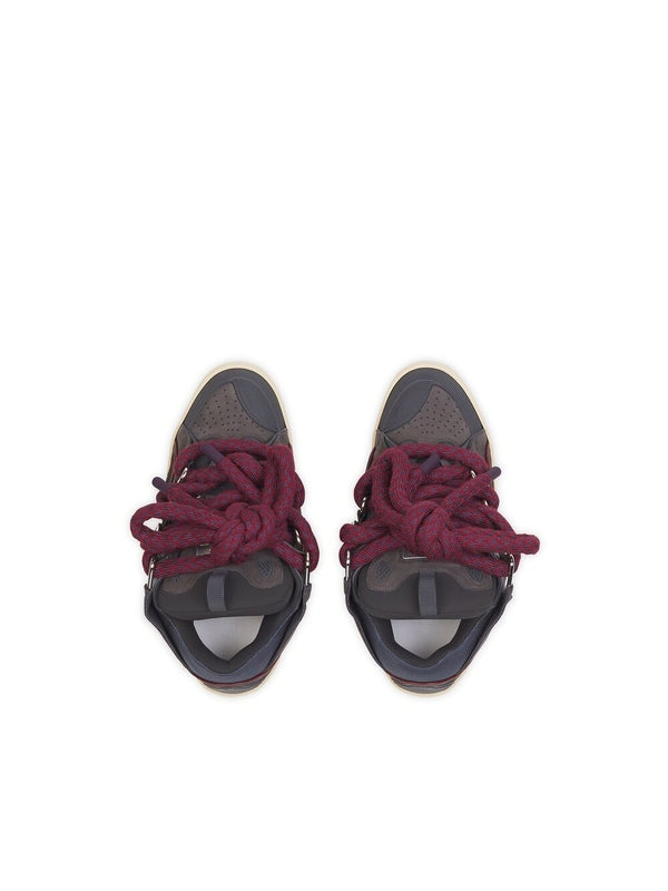 LANVIN - Curb Lace-Up Sneakers - Jente