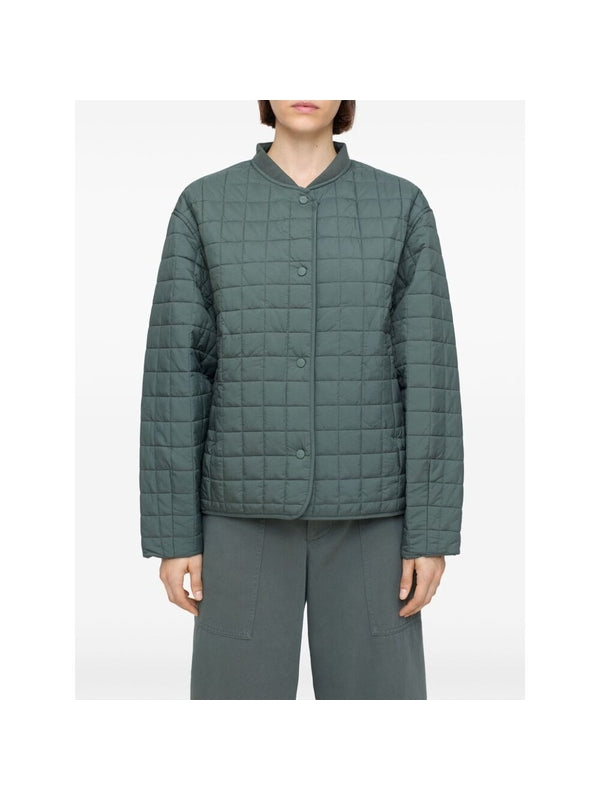 キルティングボタンジャケット