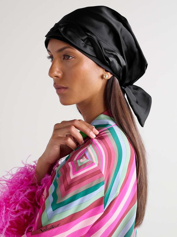 Bow Silk Wrap Hat