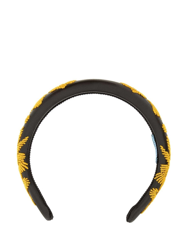 Logo Printing Embroidery Napa Leather Hair Band