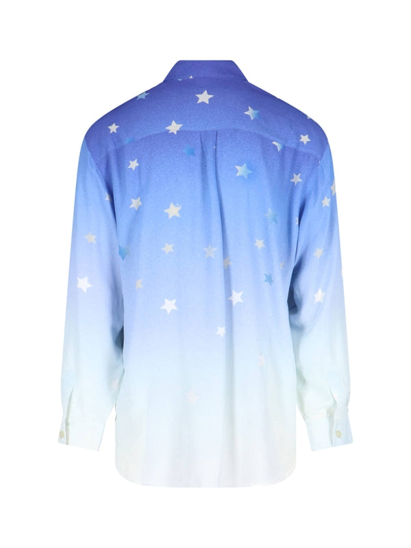 Star Printing Viscose Shirt