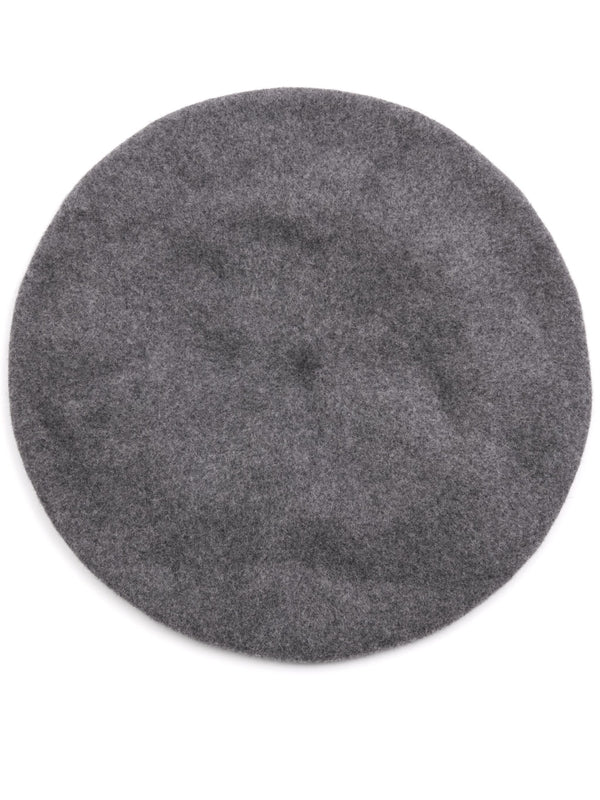 Stitch Detail Wool Beret