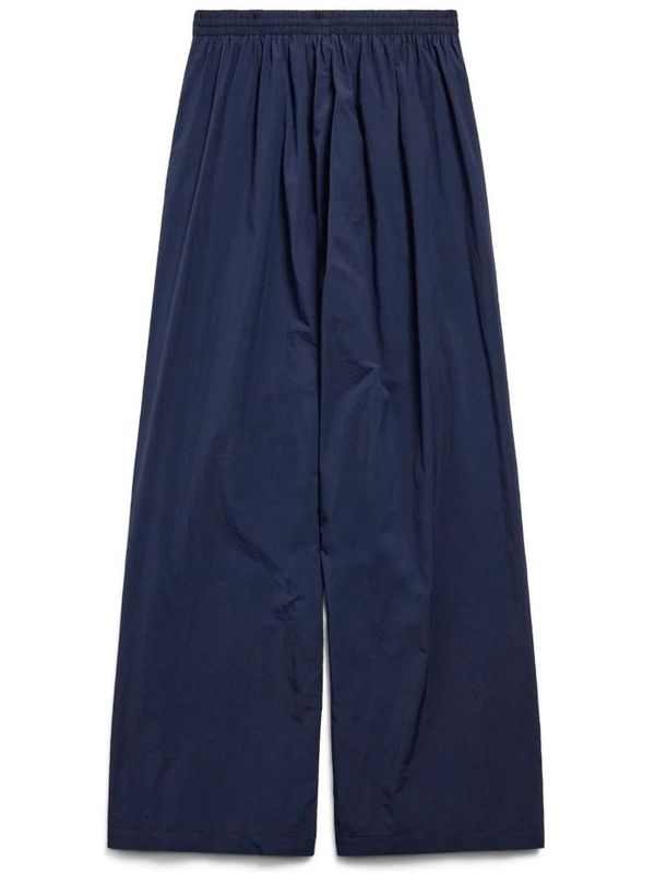 Sports Logo Print Nylon Track Pants