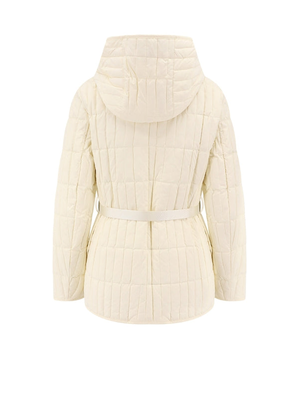 Raja Belted Quilted Hood Puffer