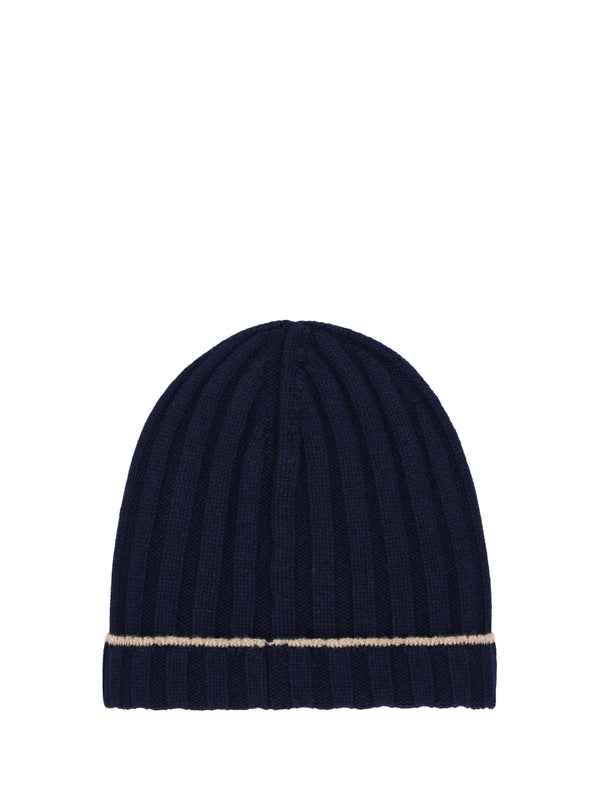 Cashmere Rib Beanie