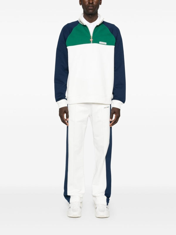 Colorblock Half-zip Sweatshirt