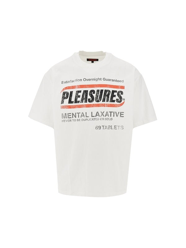Pleasures White Short Sleeve T-Shirt