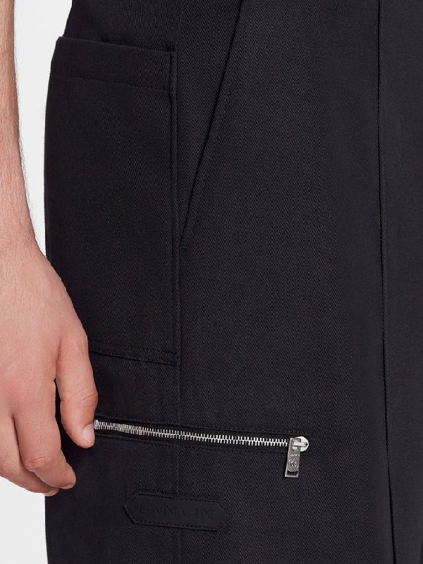 Zipper Pocket Detail Bermuda Shorts