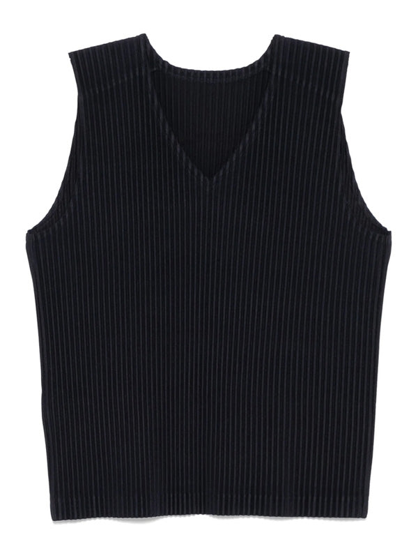 Issey Miyake Navy Vests
