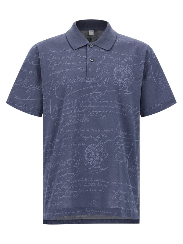 Berluti Blue Polo Shirts