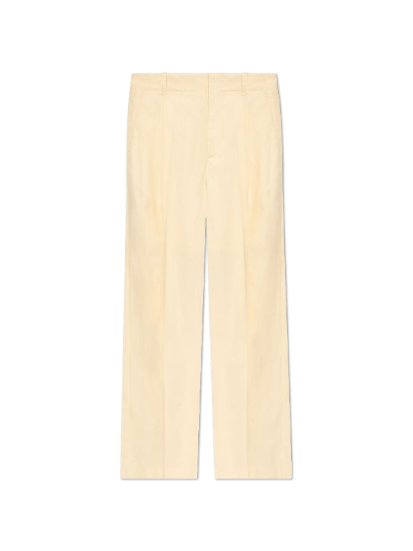 Wide Cotton Silk Pants