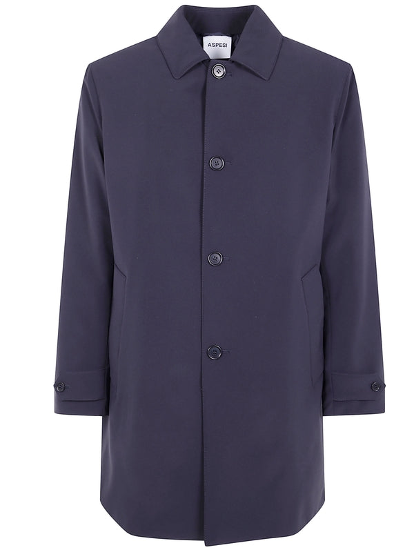 Aspesi Navy Trench Coat