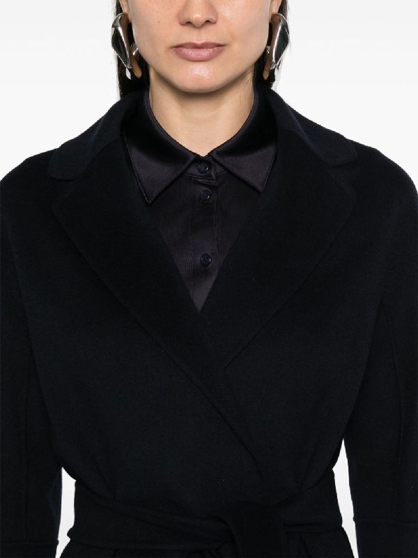 Arona Tie Wool Wrap Coat