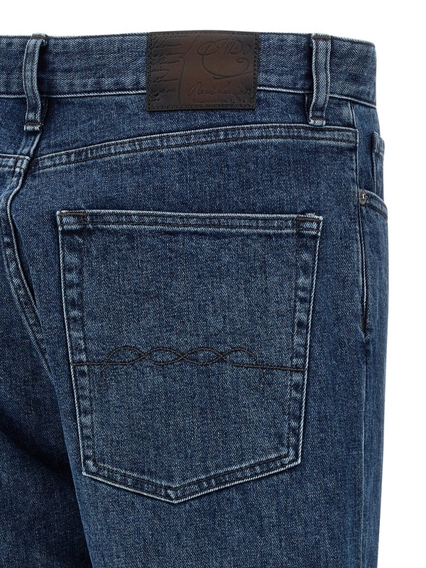 Back Logo
  Patch Denim Pants