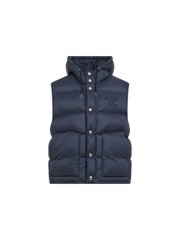 Triomphe Logo Nylon Padded Vest