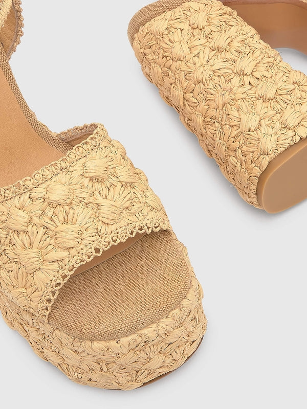 Castaner Beige Sandals Heel