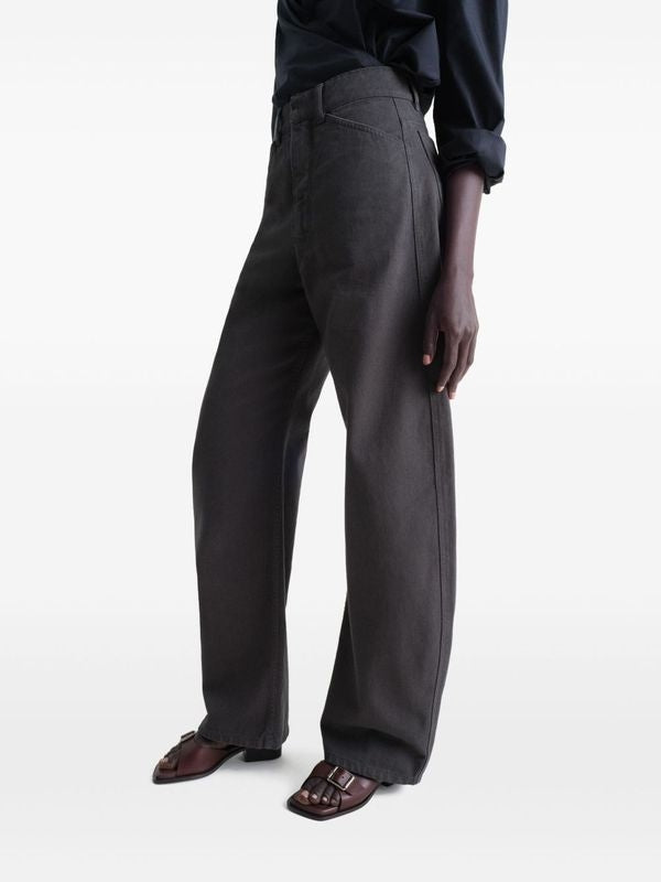 Twist Cotton Denim Pants