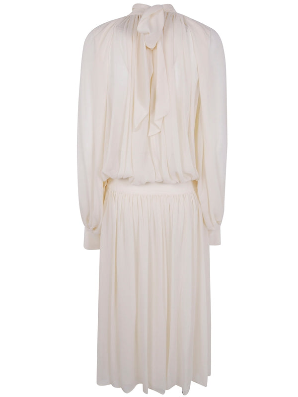 Semi-Couture Ivory Midi Dress