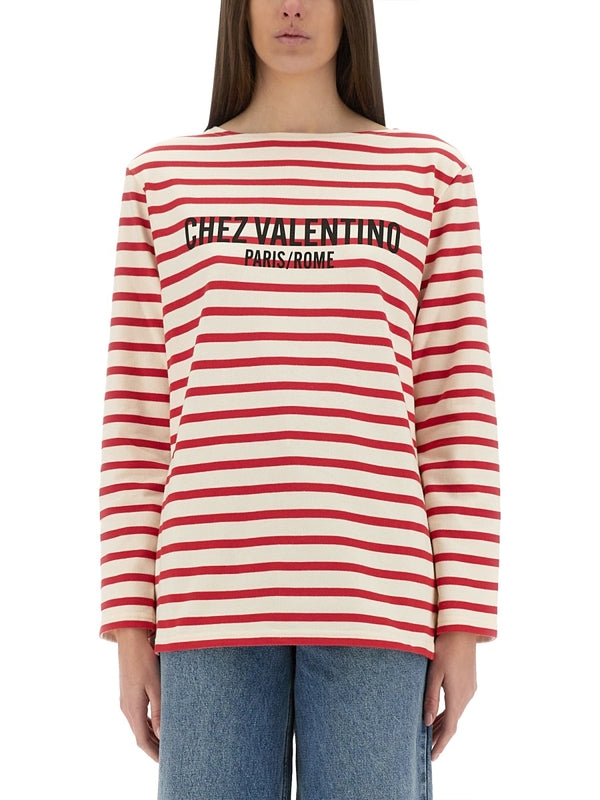 Valentino Red Long Sleeve