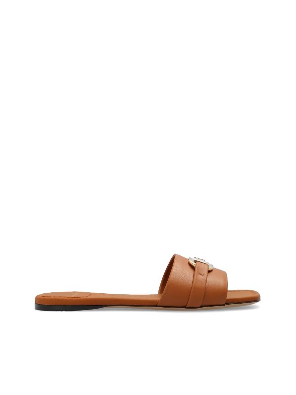 Leah Gancini
  Flat Leather Slide