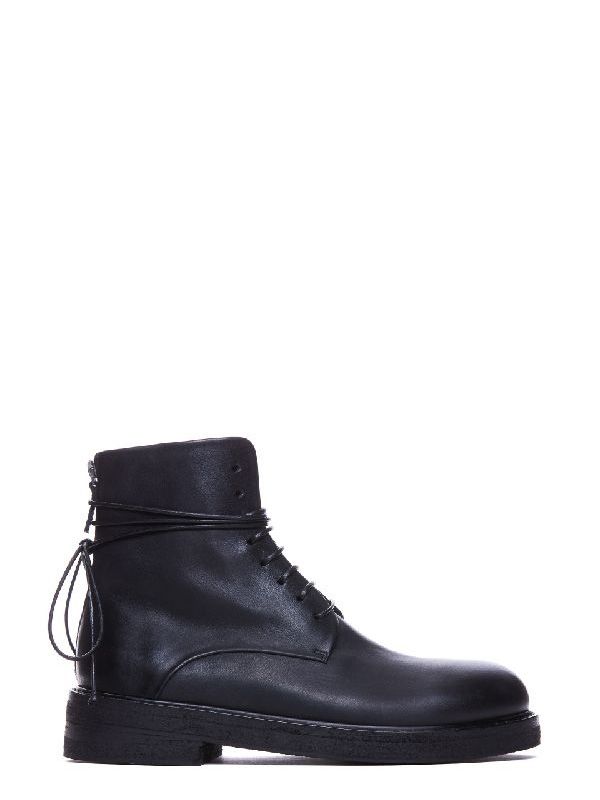 Marsell Boots 黑色系带靴