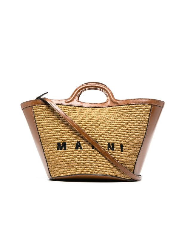 Tropicalia Micro Raffia Tote Bag