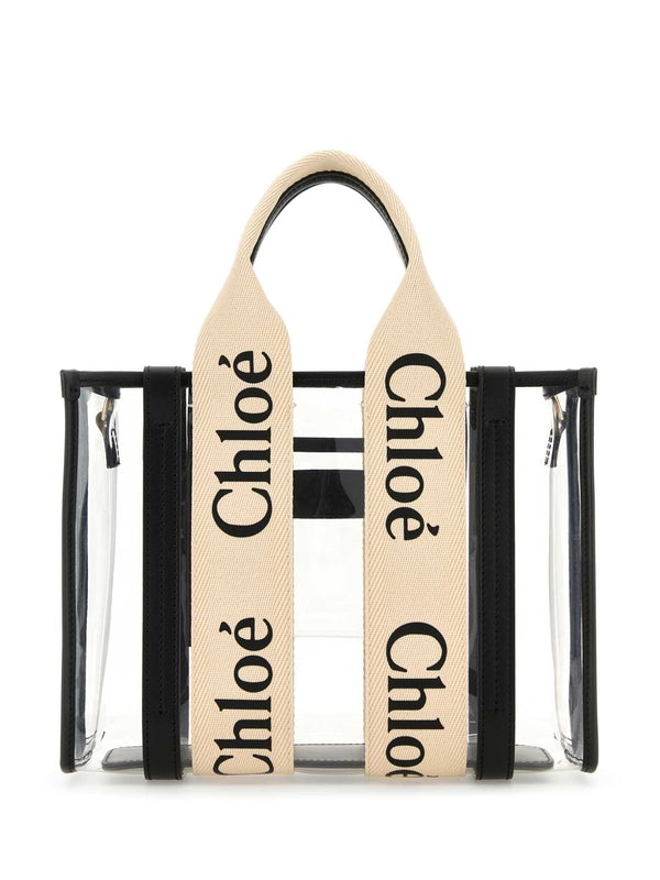 Woody Logo Detail Tote Bag