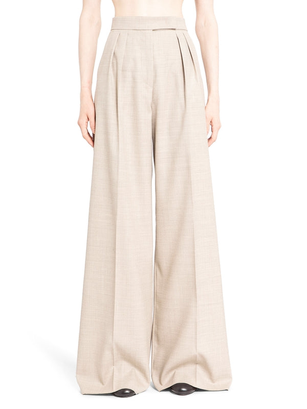 WIDE LEG  2421136273600 001 Beige Trousers