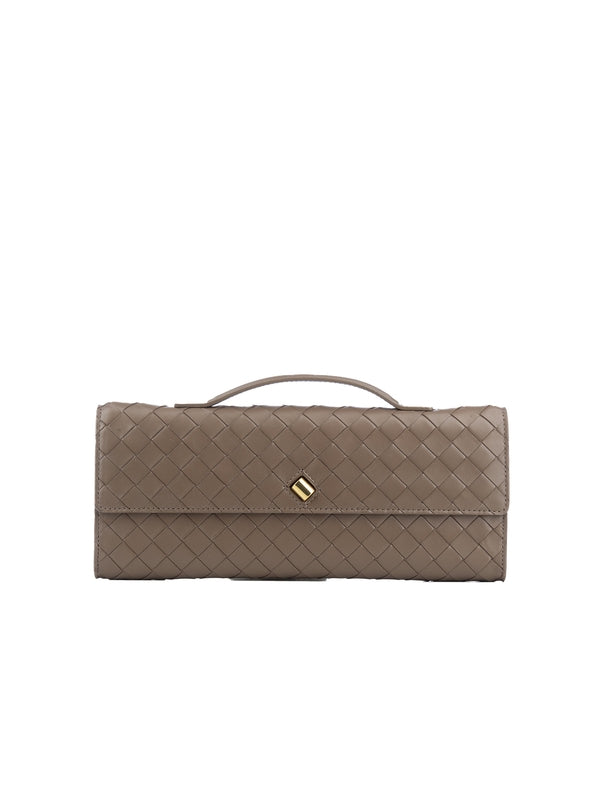 Andiamo Intrecciato Long Clutch Bag