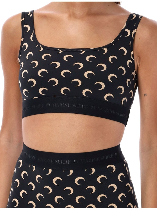 Moon Printing Bra