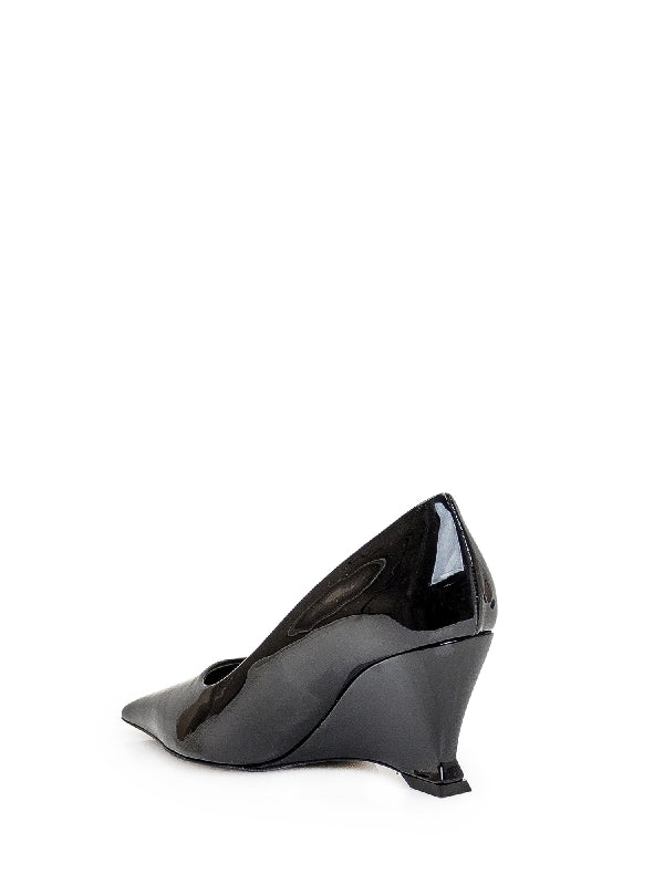 Patent Leather Wedge Heel Pumps