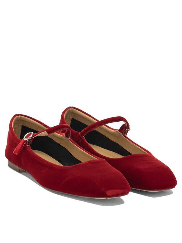 Aeyde Red Flat Shoes