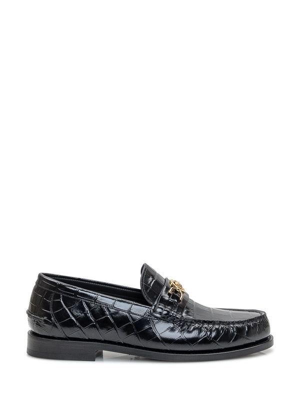 Versace Black Loafers
