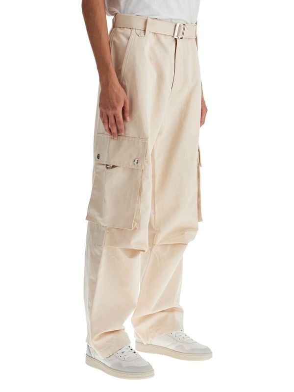 Cotton Linen Cargo Pants