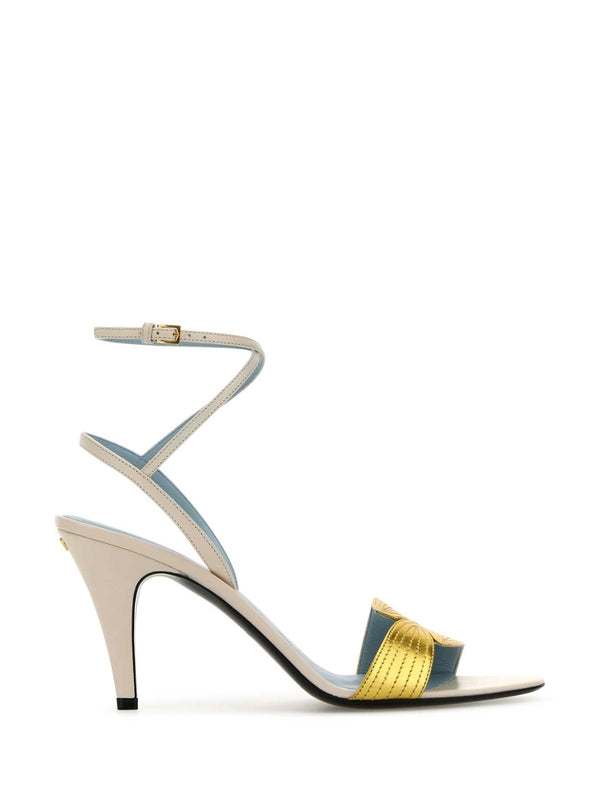 Valentino White Sandal Heels