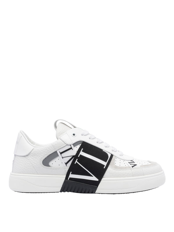 Valentino White Low Top Sneakers