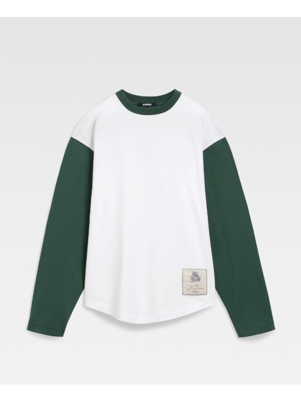 Baseball Cotton Long-sleeve Top