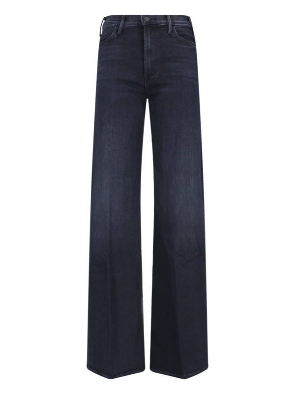 Cotton Blend Denim Pants