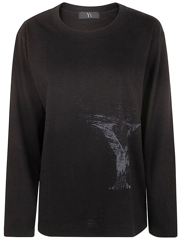 Yohji Yamamoto Black Long Sleeve Top